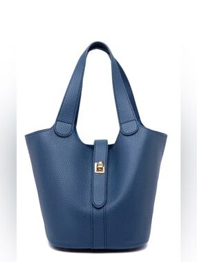 NWT Navy Bucket Bag - Picotin-ish